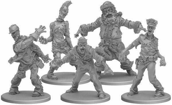 Zombicide: Box of Zombies Set #10 - VIP #2 - Very Infected People Figurines