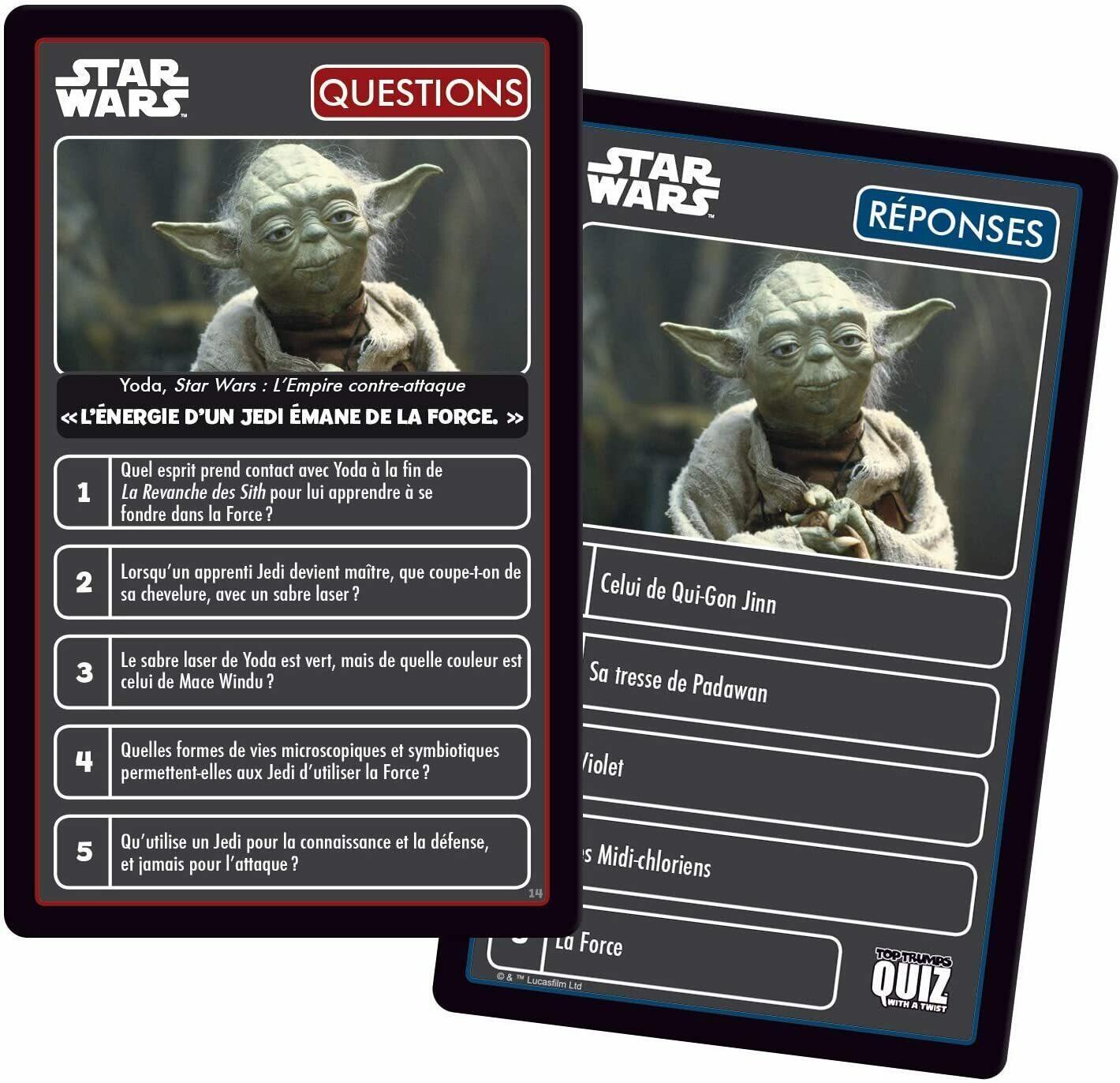 Top Trumps: Quiz - Star Wars Cartes