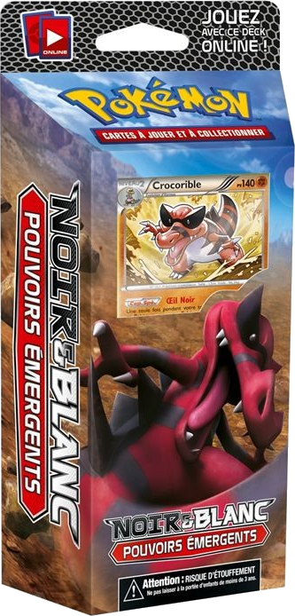 Pokémon: Noir & Blanc - Pouvoirs Émergents - Crocorible Cover Transparent