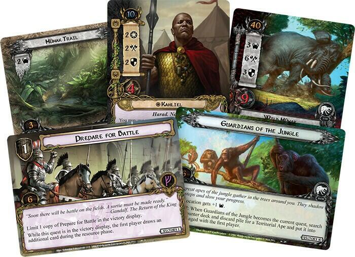 Le Seigneur des Anneaux: Le Jeu de Cartes - Les Mûmakil Cartes