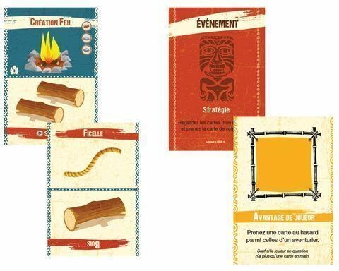 Koh-Lanta: Jeu de Cartes - Le Défis des Aventuriers Cartes