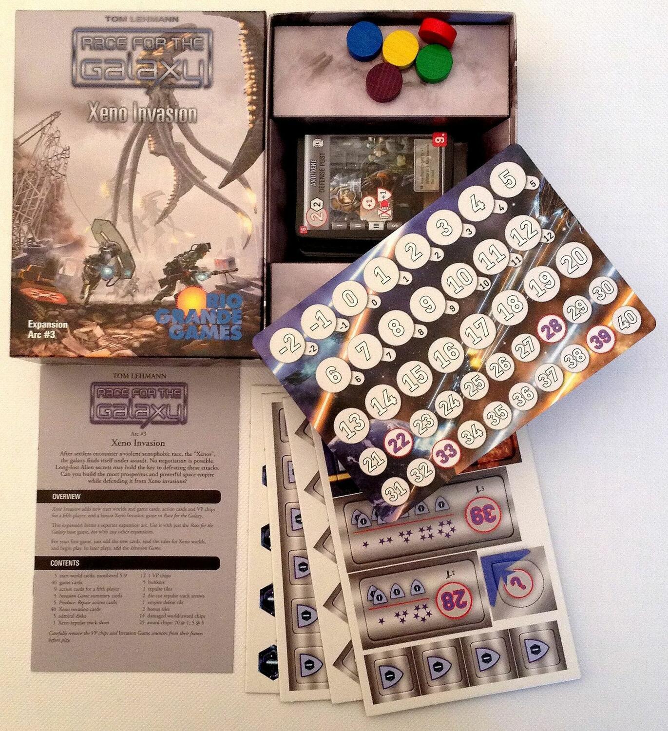 Race for the Galaxy: Invasion Xeno Contenu