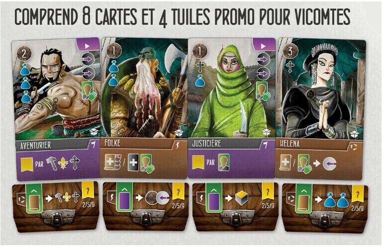 Vicomtes du Royaume de l'Ouest: Big Box Cartes