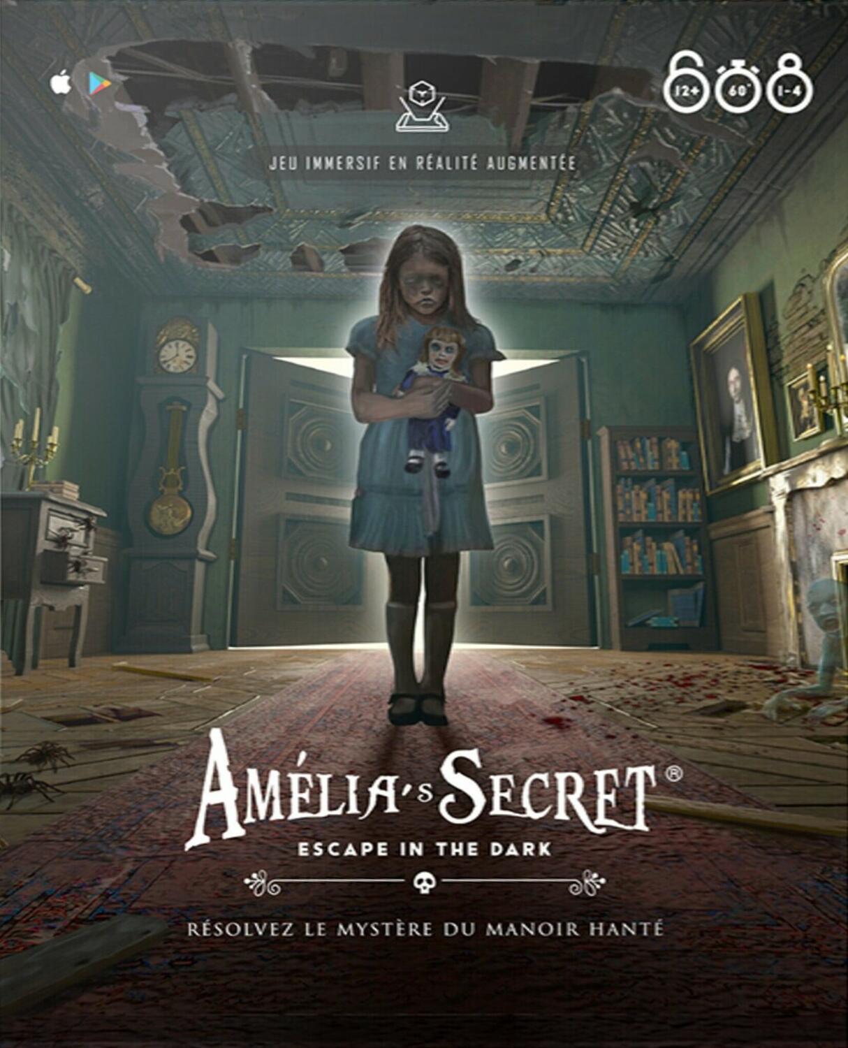 Amelia's Secret: Escape in the Dark Cover