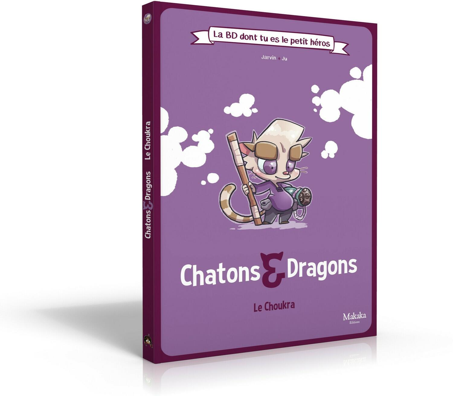 Chatons et Dragons: La BD Dont tu es le Petit Héros Cover 3d