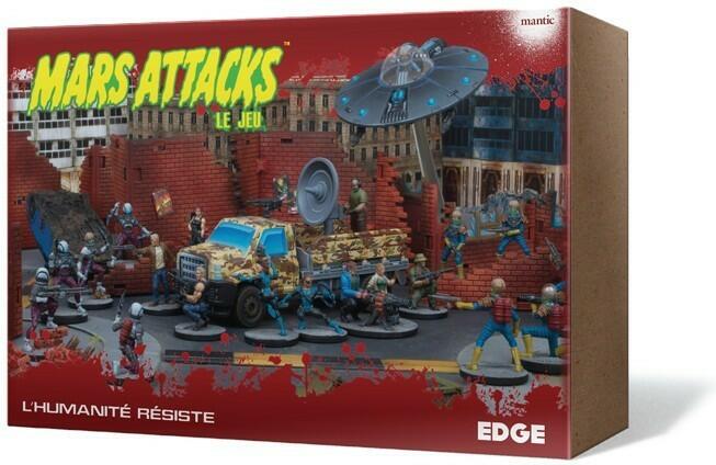 Mars Attacks: Le Jeu - L'Humanité Résiste Cover 3d