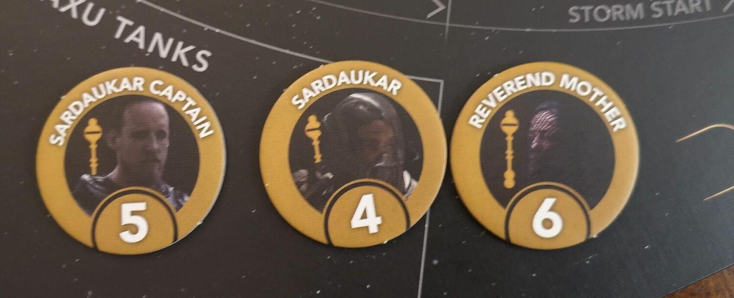 Dune: Un Jeu de Conquête et de Diplomatie Tuiles