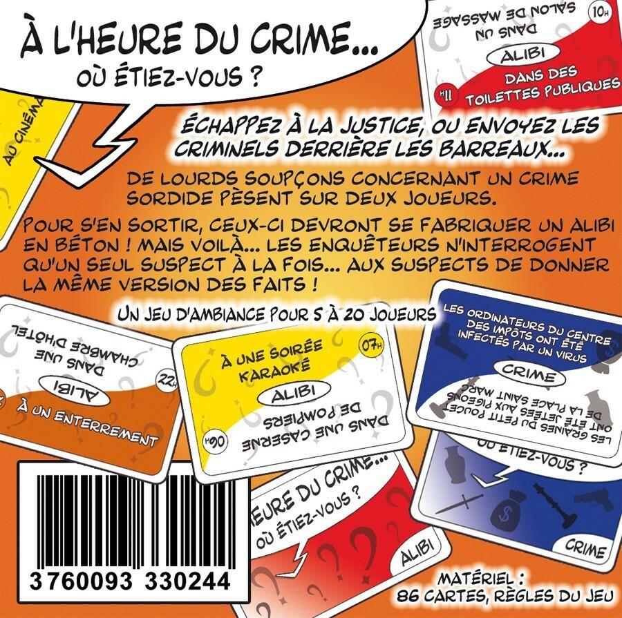 À l'Heure du Crime... Où Étiez-Vous ? Back