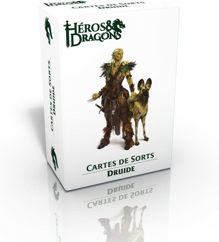 Héros & Dragons: Cartes de Sorts - Druide Cover 3d
