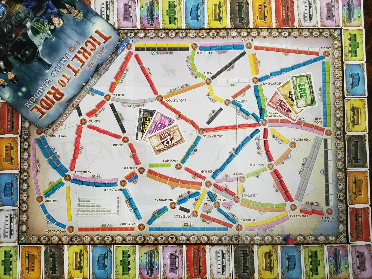 Les Aventuriers du Rail: Map Collection 5 - United Kingdom & Pennsylvania Eclate