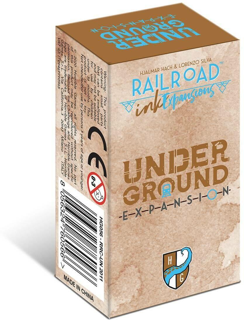 Railroad Ink: Underground Cover 3d