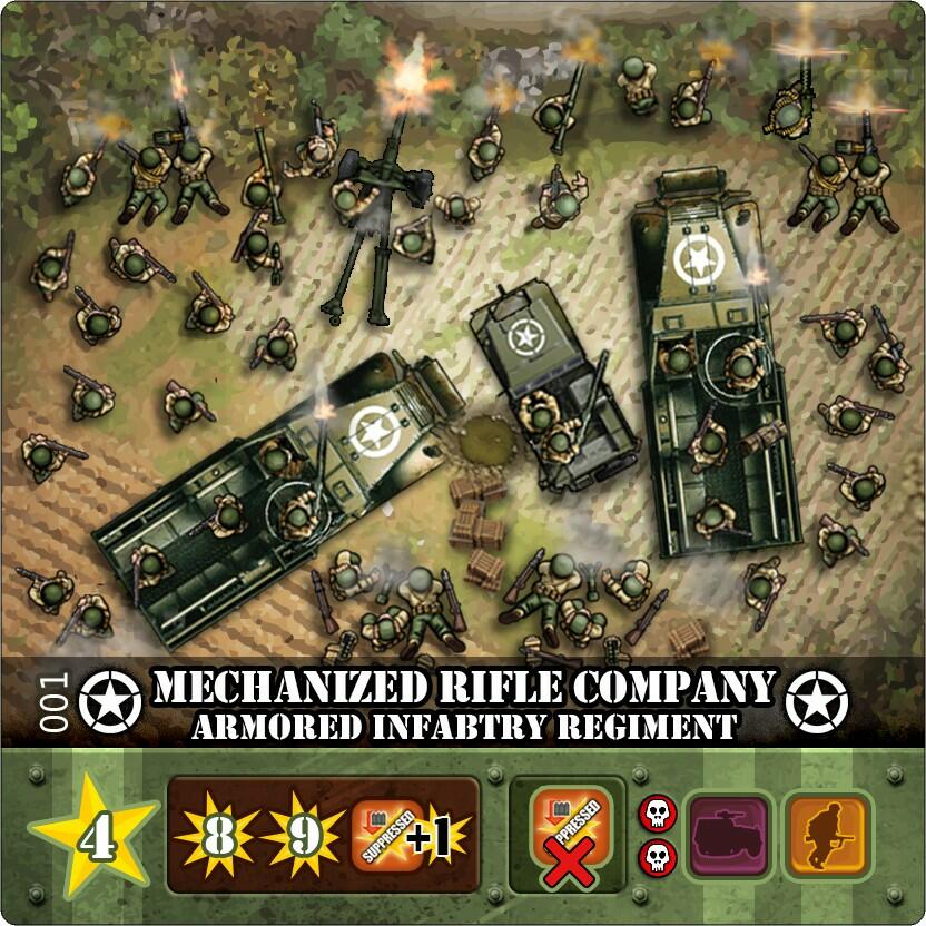 Heroes of Normandie: The Tactical Card Game Carte