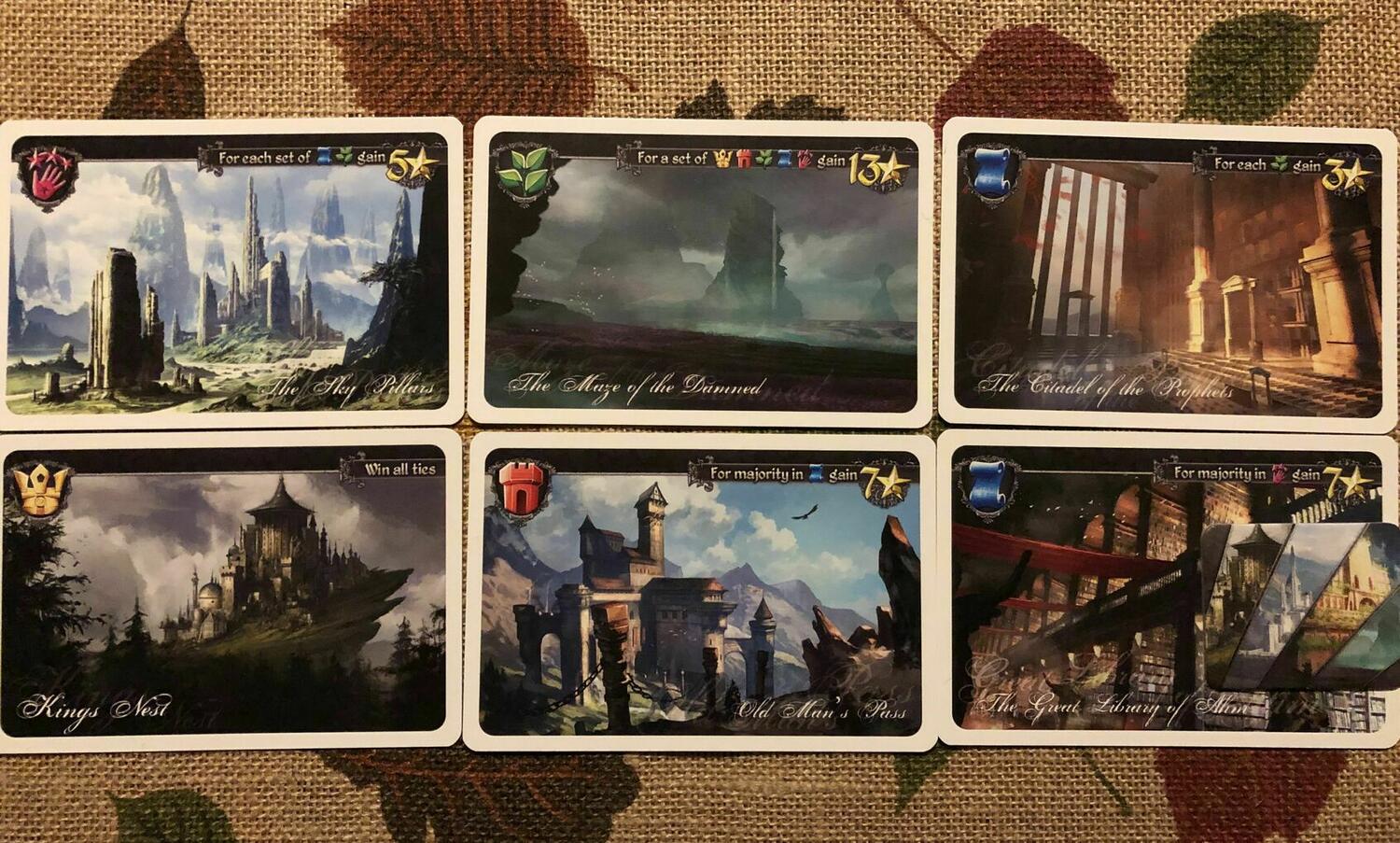 Tides of Time Cartes