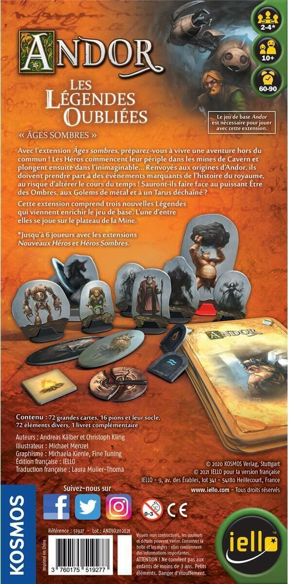 Andor: Les Légendes Oubliées - Âges Sombres Back