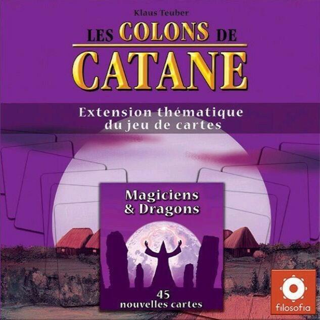 Les Colons de Catane: Jeu de Cartes - Magiciens & Dragons Cover
