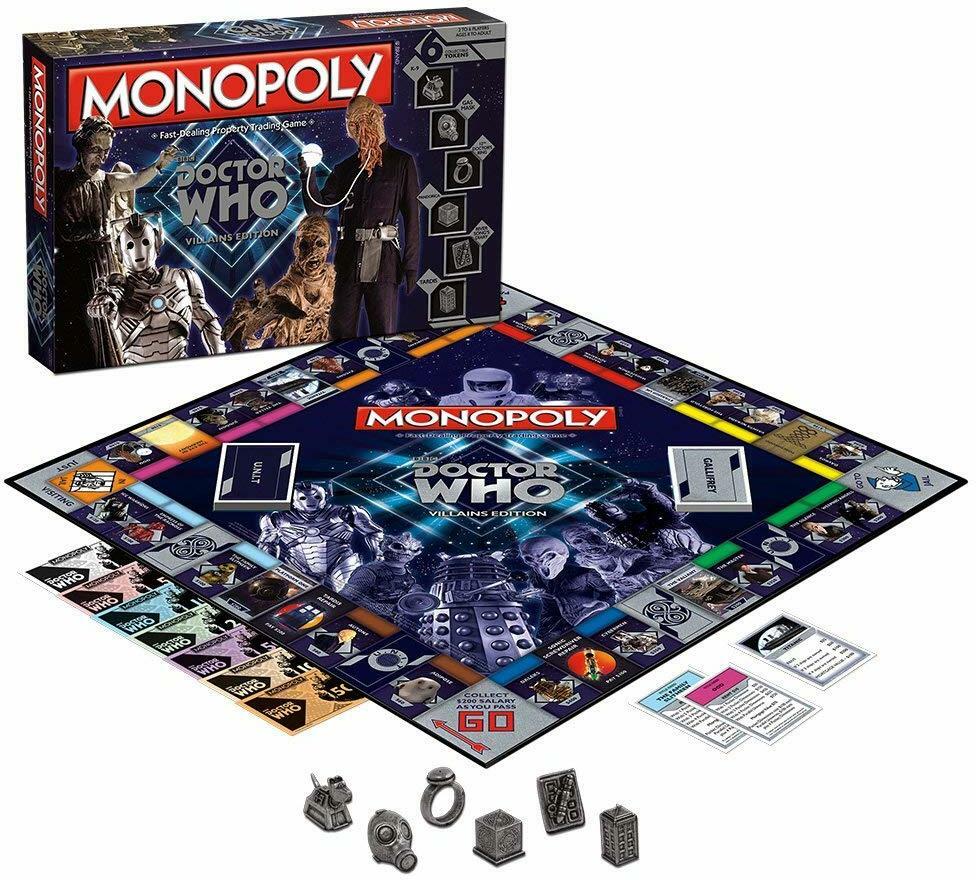Monopoly: Doctor Who Villains Edition Eclate