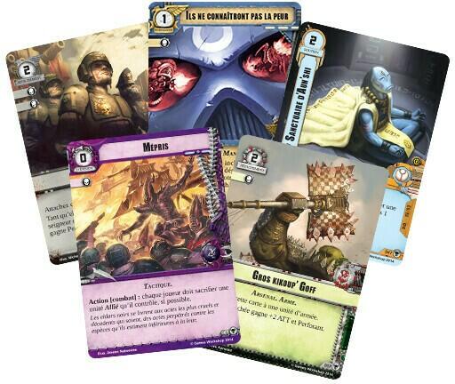 Warhammer 40,000: Conquest - Le Don des Éthérés Cartes