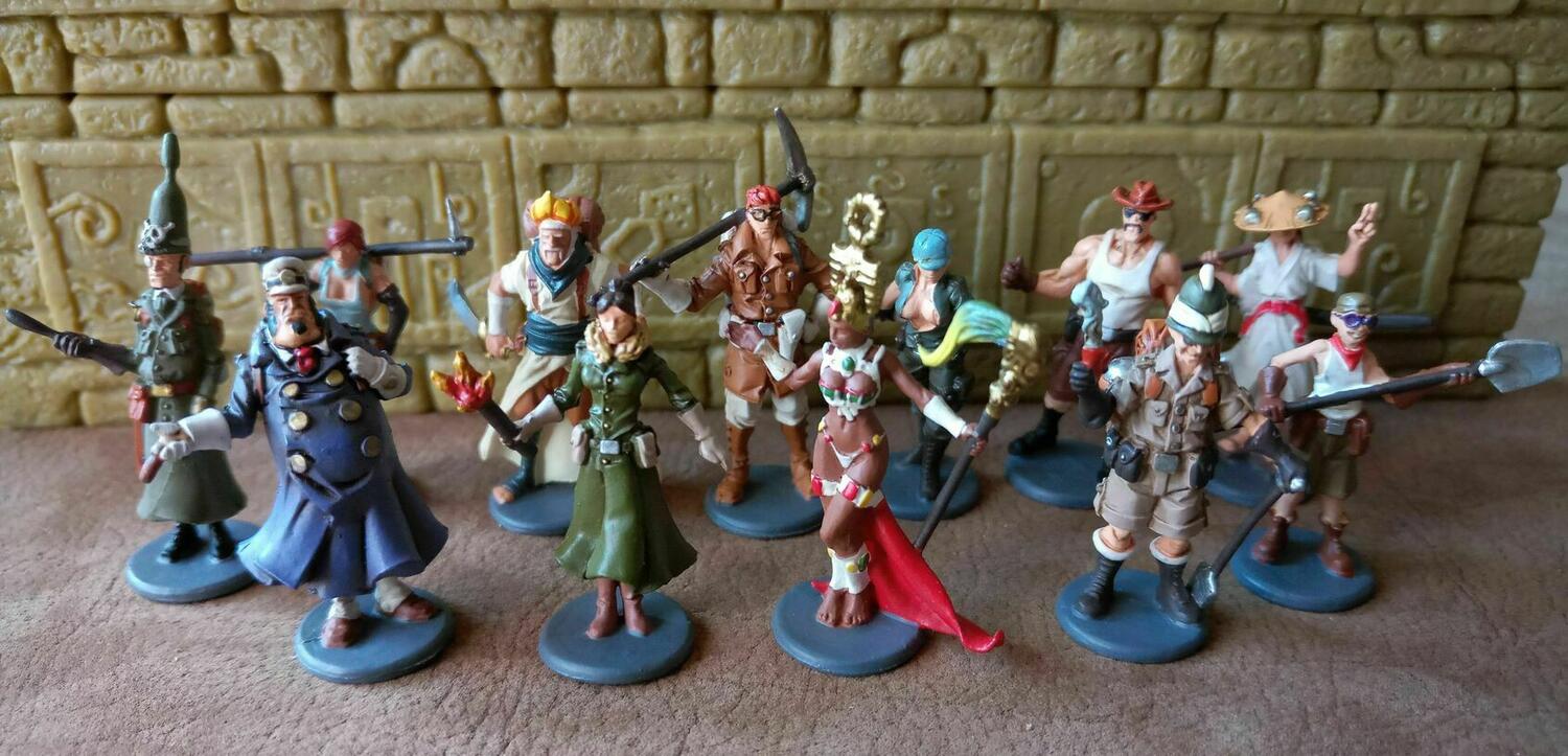 The Adventurers: Le Temple de Chac Figurines