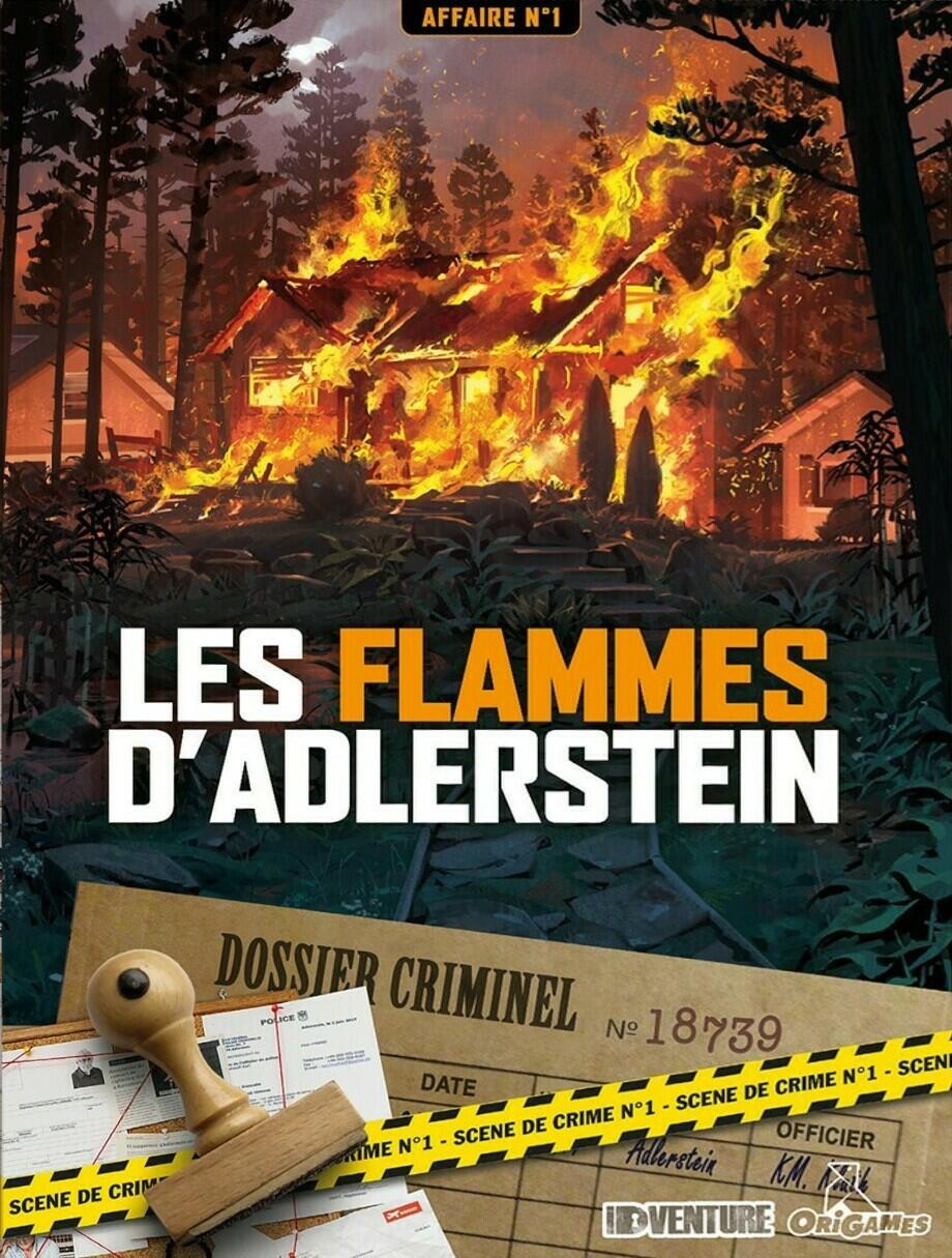 Dossier Criminel: Affaire n°1 - Les Flammes d'Adlerstein Cover