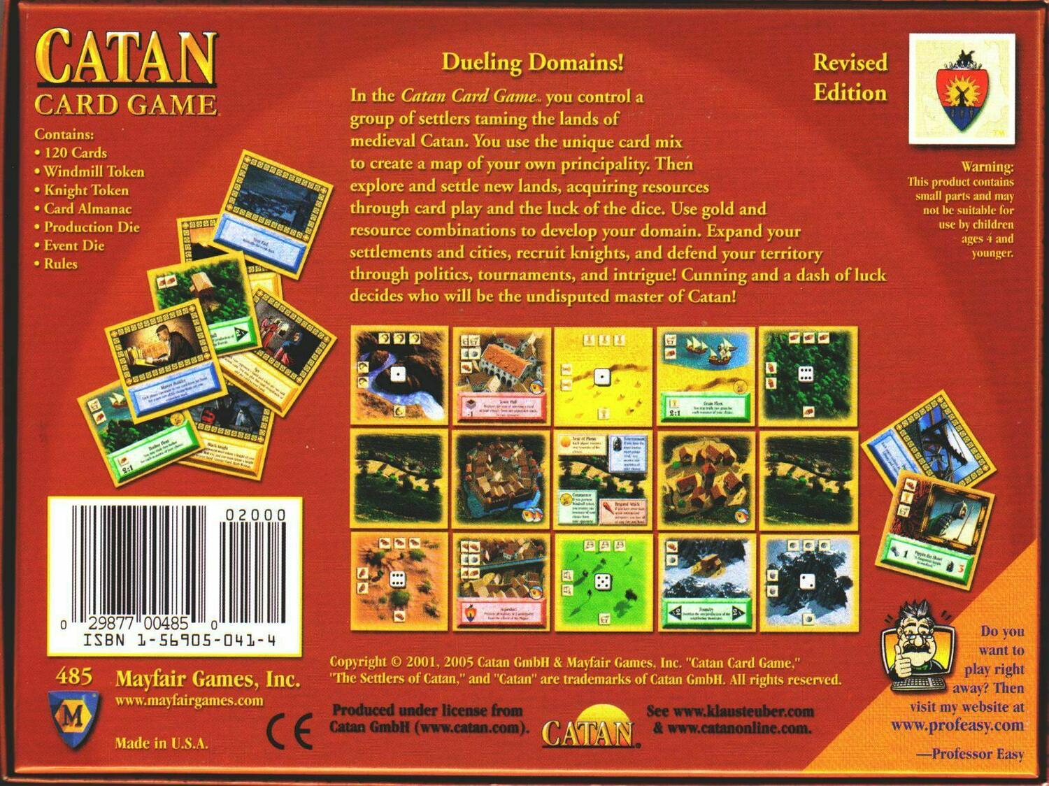 Catan: Card Game Back