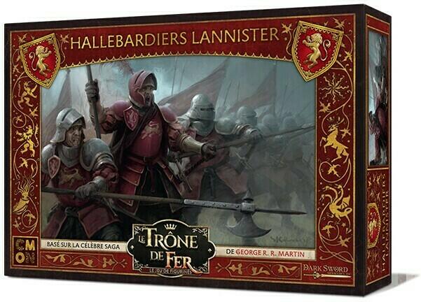 Le Trône de Fer: Le Jeu de Figurines - Hallebardiers Lannister Cover 3d