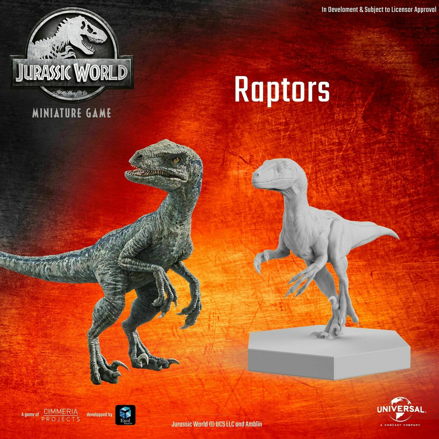 Jurassic World: Miniature Game Raptor