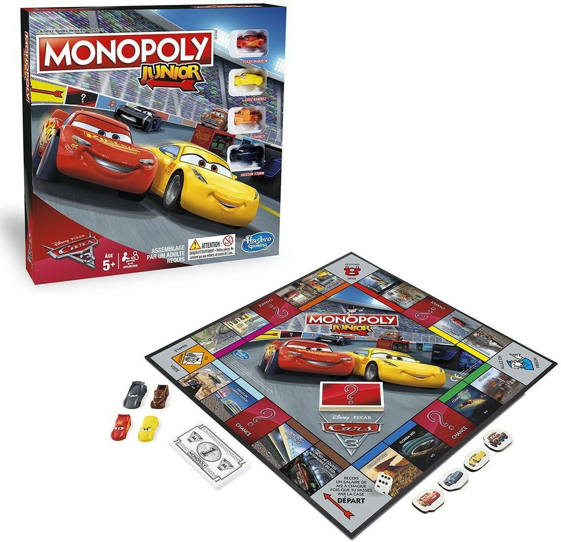Monopoly: Junior - Cars 3 Eclate