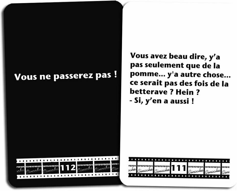 Shabadabada: Cinoche 2009 Cartes