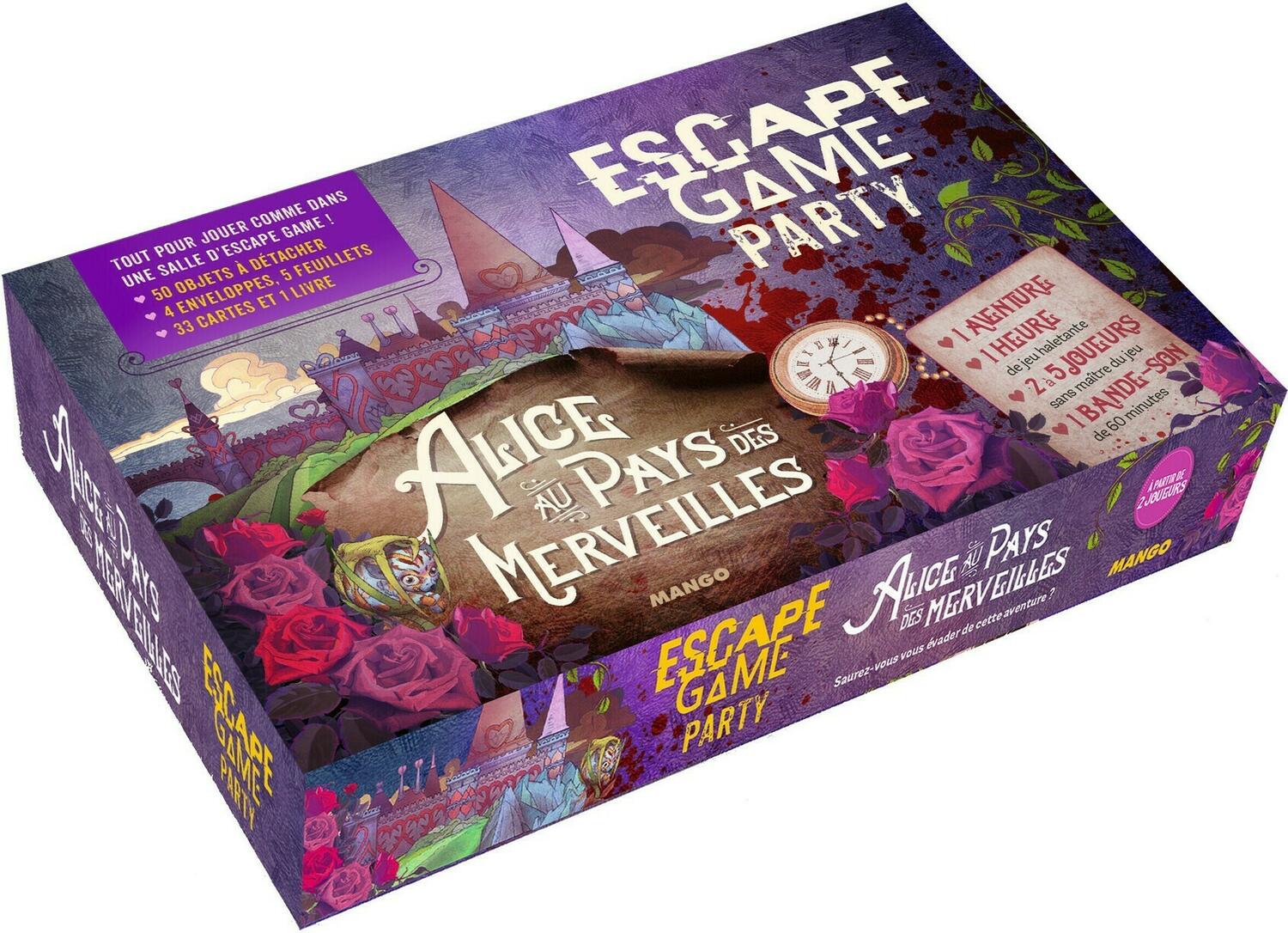 Escape Game Party: Alice au Pays des Merveilles Cover 3d