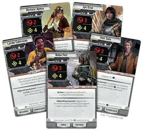 Star Wars: Bordure Extérieure Cartes