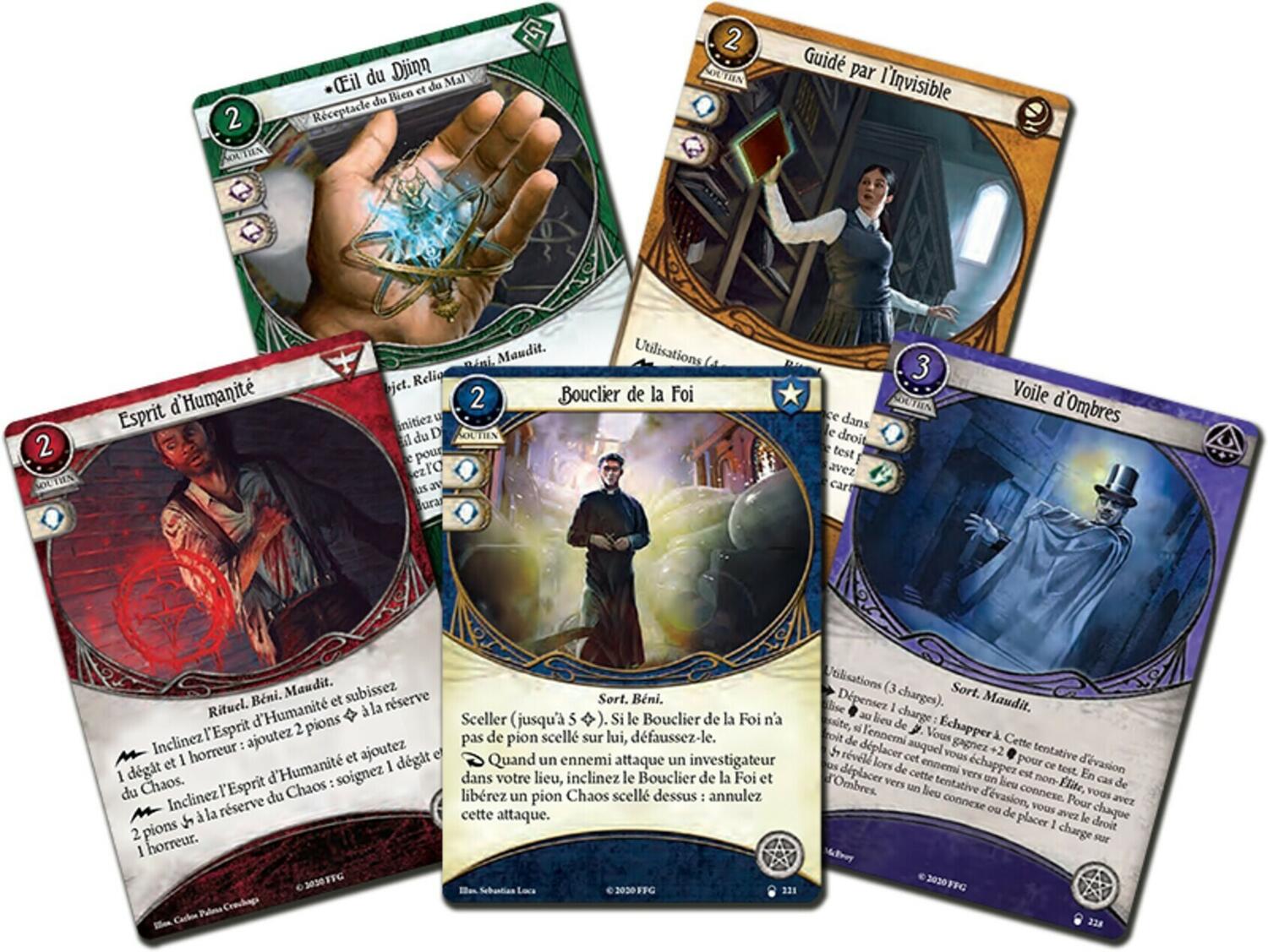 Horreur à Arkham: Le Jeu de Cartes - Une Lueur dans le Brouillard Cartes