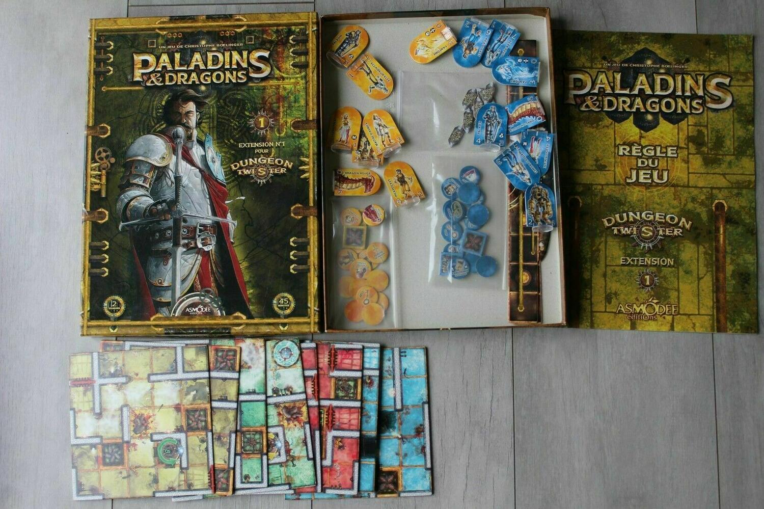 Dungeon Twister: Paladins & Dragons Eclate