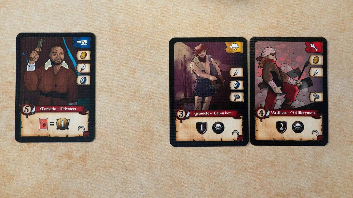 El Tesoro de Isla Tortuga Cartes