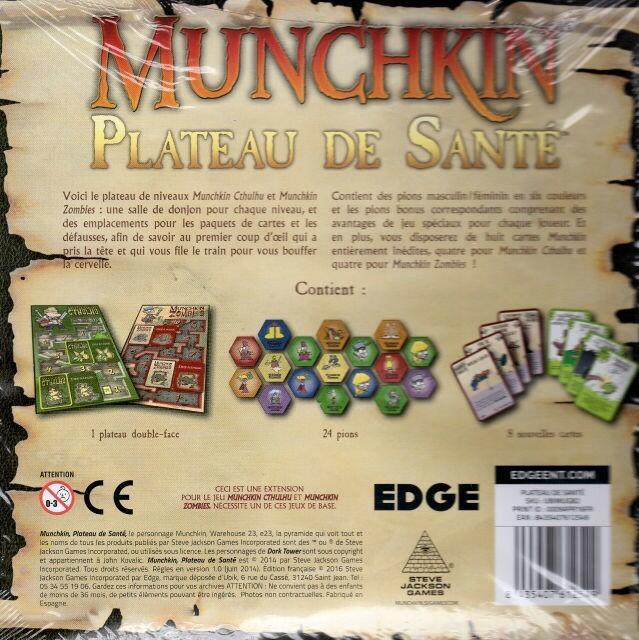 Munchkin: Plateau de Santé Back