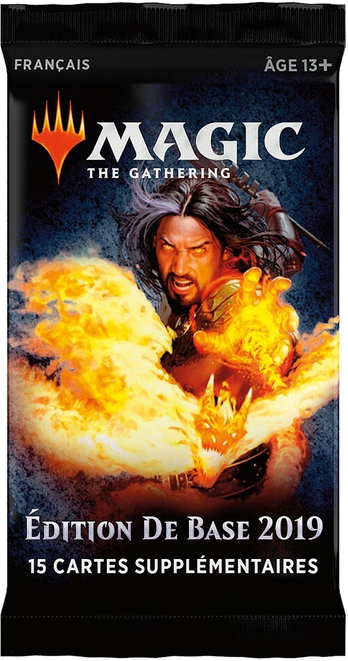 Magic: The Gathering - Édition de Base 2019 - Booster Cover Transparent
