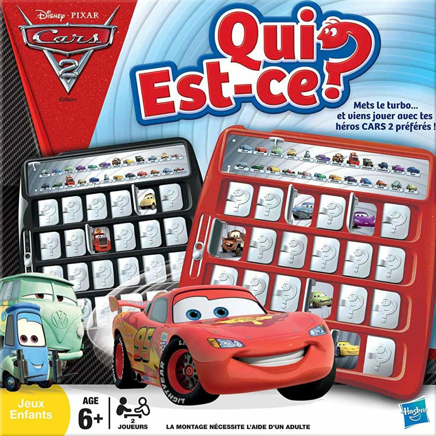 Qui Est-Ce ? Cars 2 Cover
