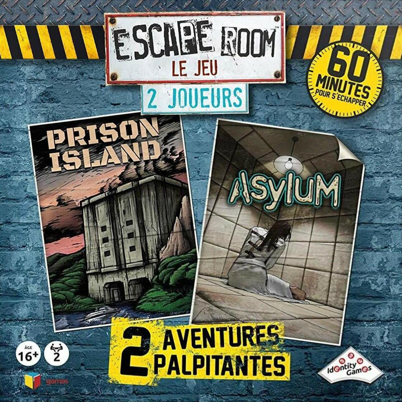 Escape Room: Le Jeu - 2 Joueurs - Prison Island/Asylum Cover