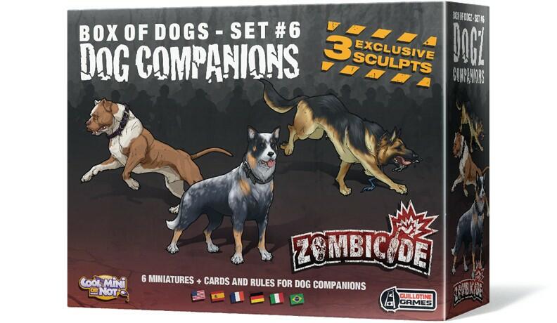 Zombicide: Box of Dogs Set #6 - Dog Companions Cover 3d