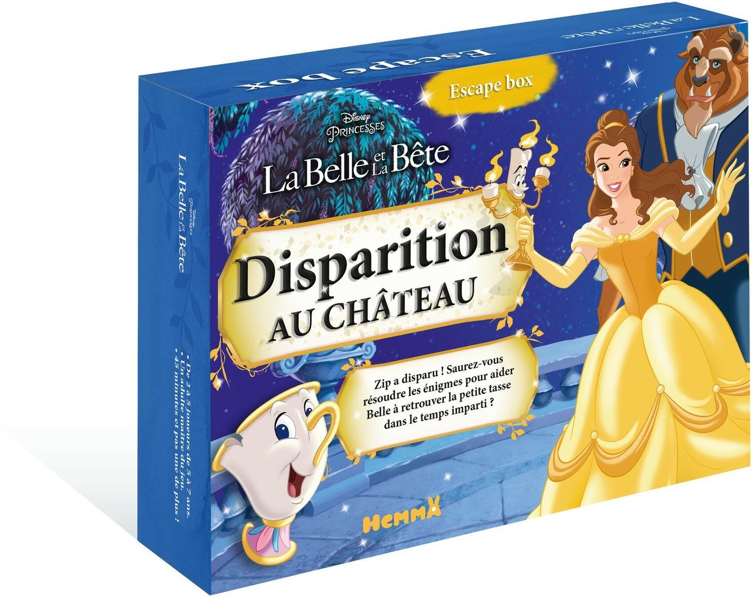 Escape Box: La Belle et la Bête - Disparition au Château Cover 3d