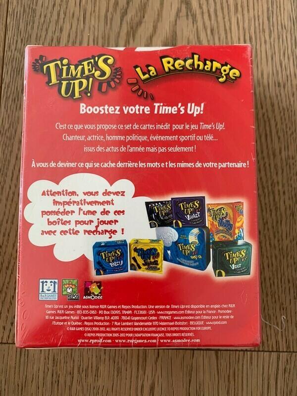 Time's Up ! La Recharge 2012/2013 Back 3d