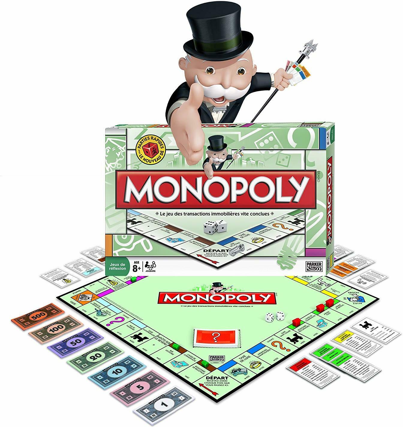 Monopoly: Parties Rapides Avec le Nouveau Dé Eclate