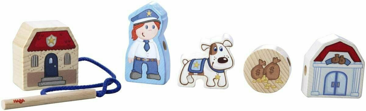 Fädelspiel: Polizei Eclate