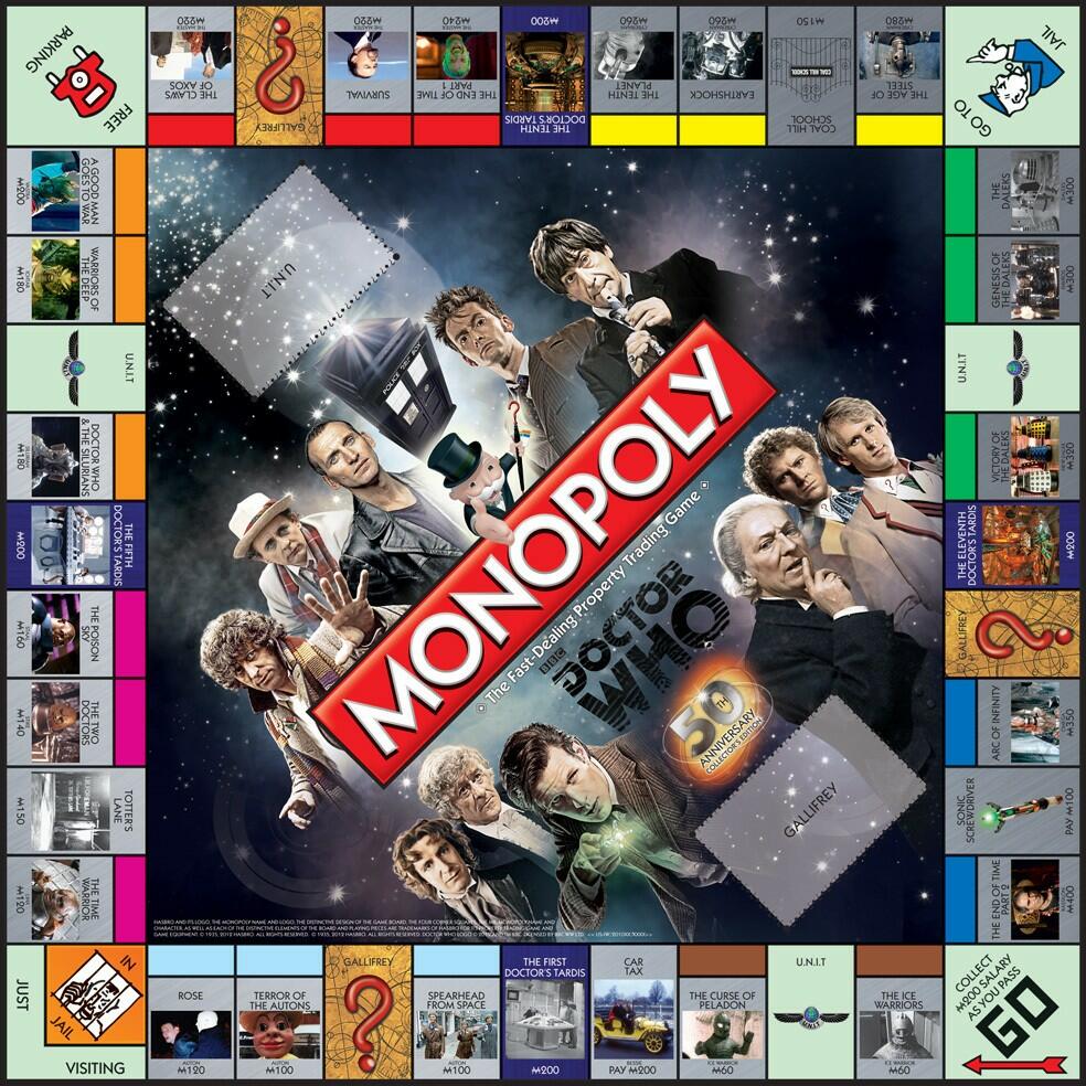 Monopoly: Doctor Who - 50th Anniversary Collectors Edition Plateau