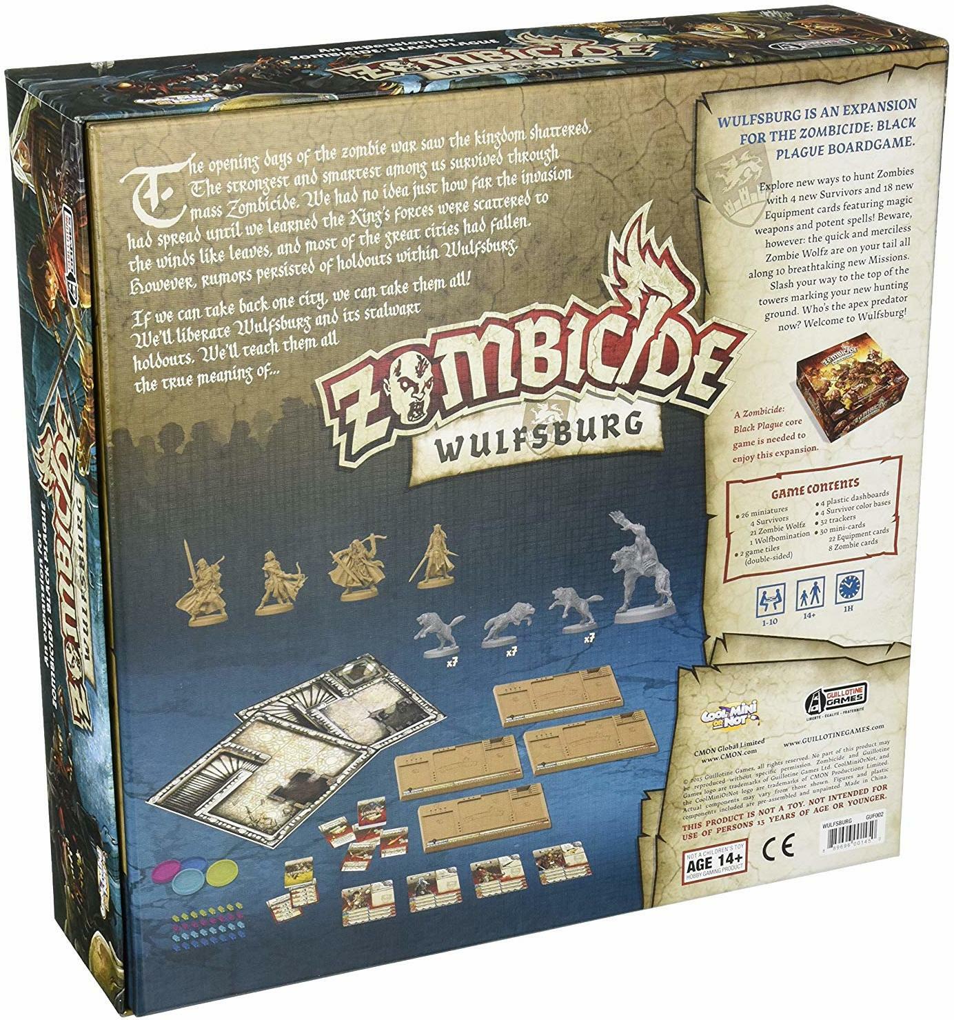 Zombicide: Black Plague - Wulfsburg English Back 3d