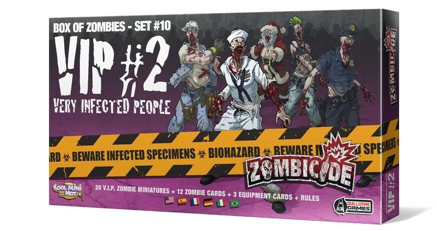 Zombicide: Box of Zombies Set #10 - VIP #2 - Very Infected People Cover 3d