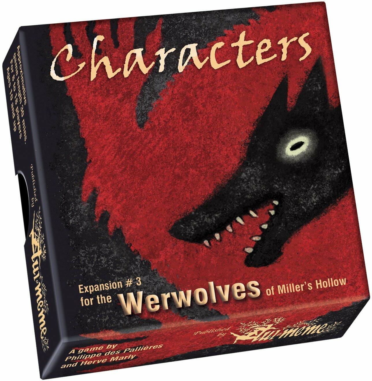 The Werewolves of Miller's Hollow: Characters Cover 3d