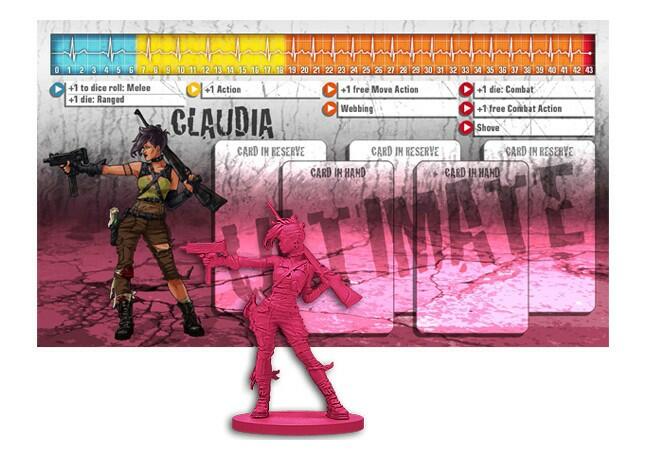 Zombicide: Ultimate Survivors #2 Fiche Claudia