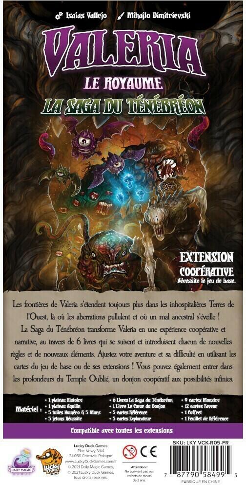 Valeria: Le Royaume - La Saga du Ténébréon Back