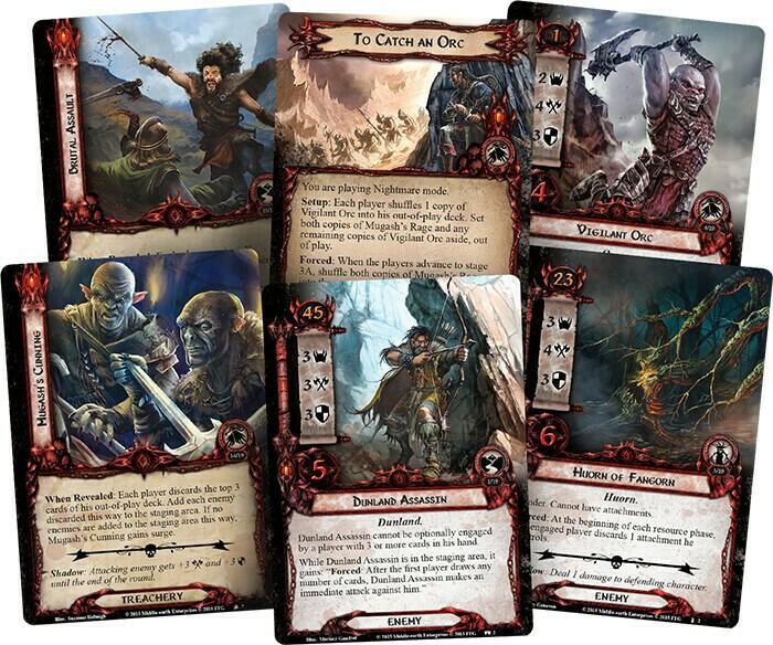Le Seigneur des Anneaux: Le Jeu de Cartes - Deck Cauchemar - L'Appel de l'Isengard Cartes