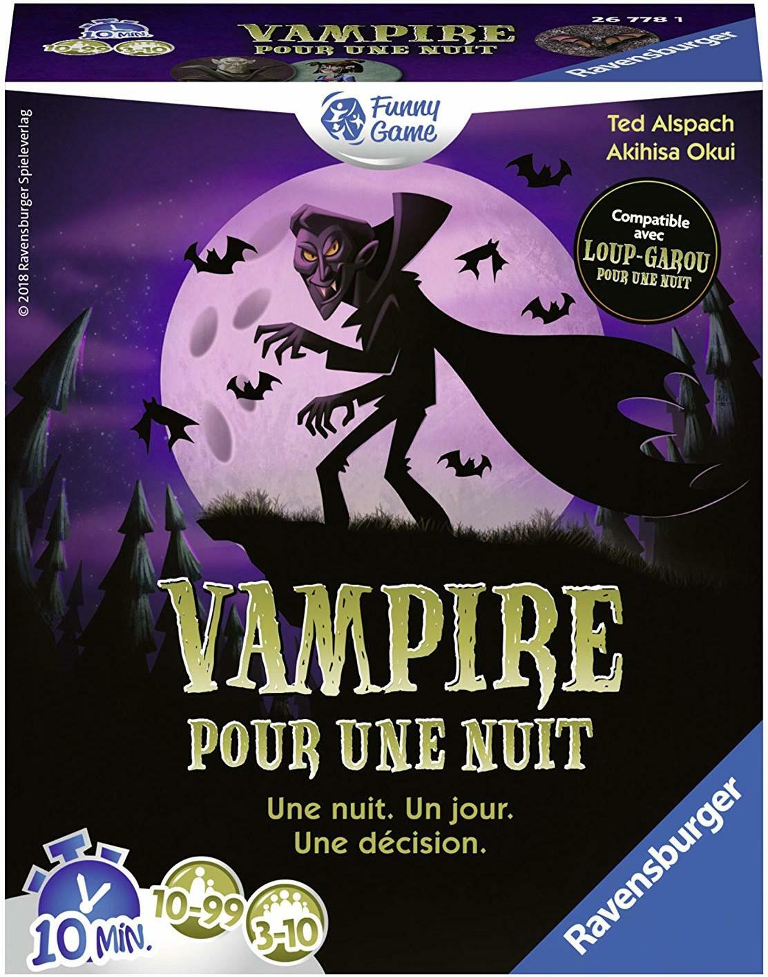 Vampire pour une Nuit Cover 3d